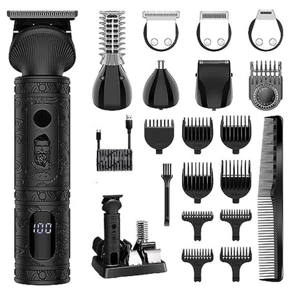 Trimmer Beard: Scttomon T-Blade Trimmer Electric Shaver – Front View
