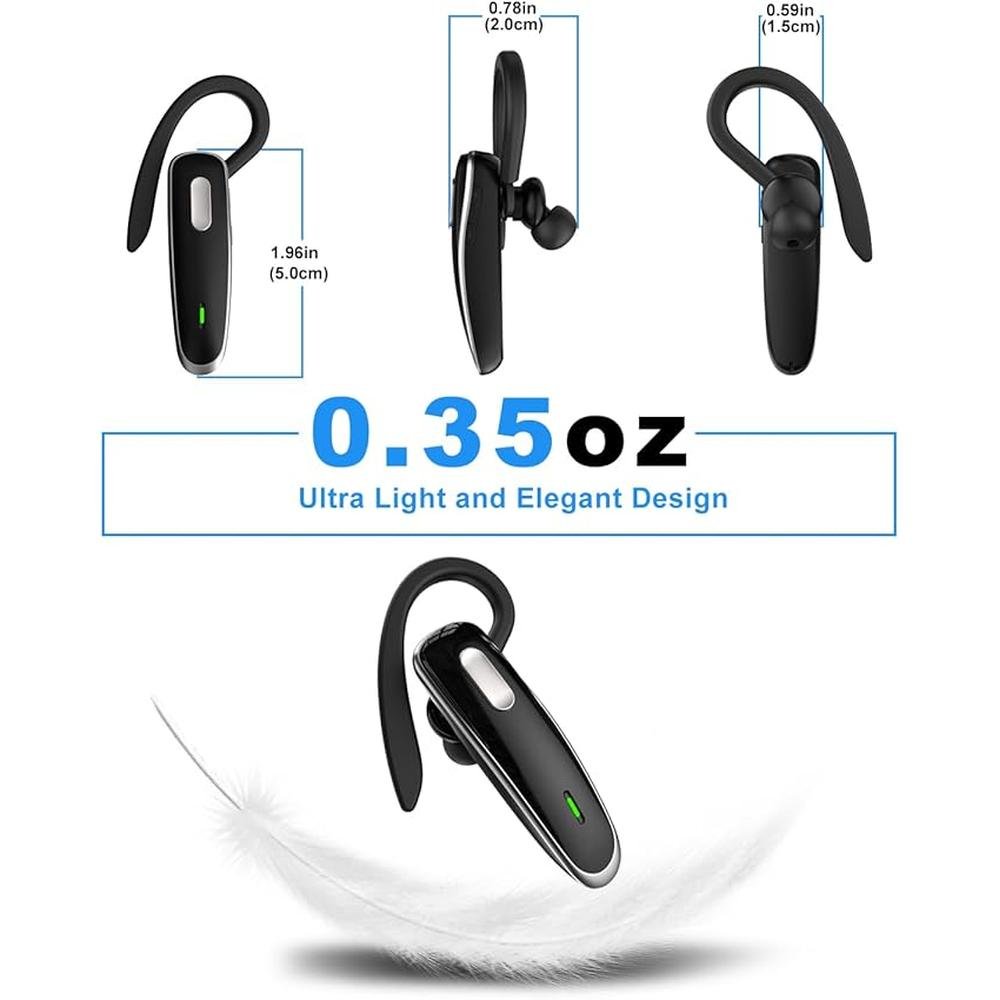 Bluetooth Headset: V5.1 Ultralight Wireless Handsfree – Packaging