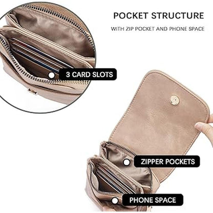 Bostanten Vegan Leather Small Crossbody Bags – In Use