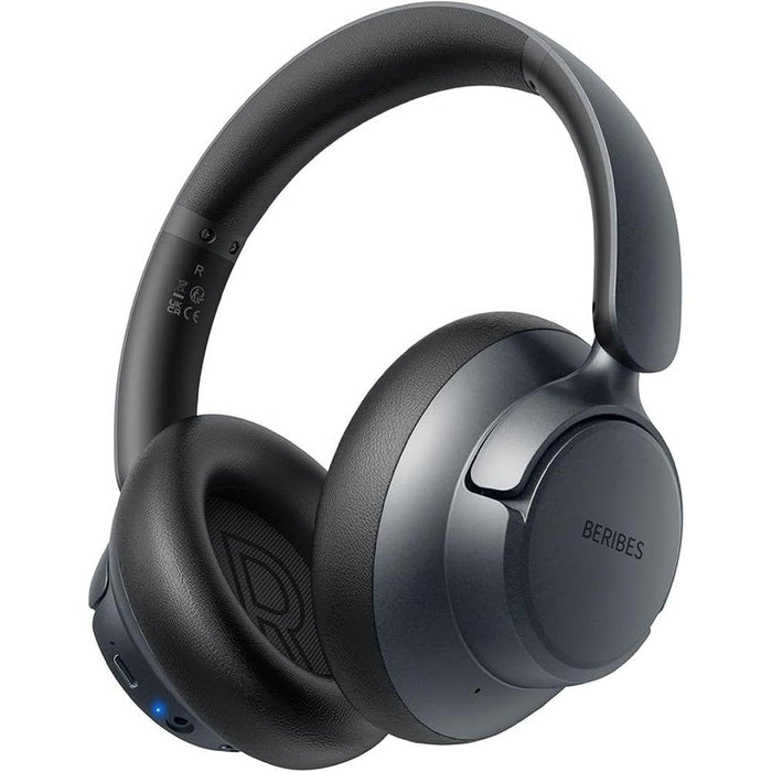 BERIBES Upgraded Hybrid Active Noise Cancelling Headphones – Front View