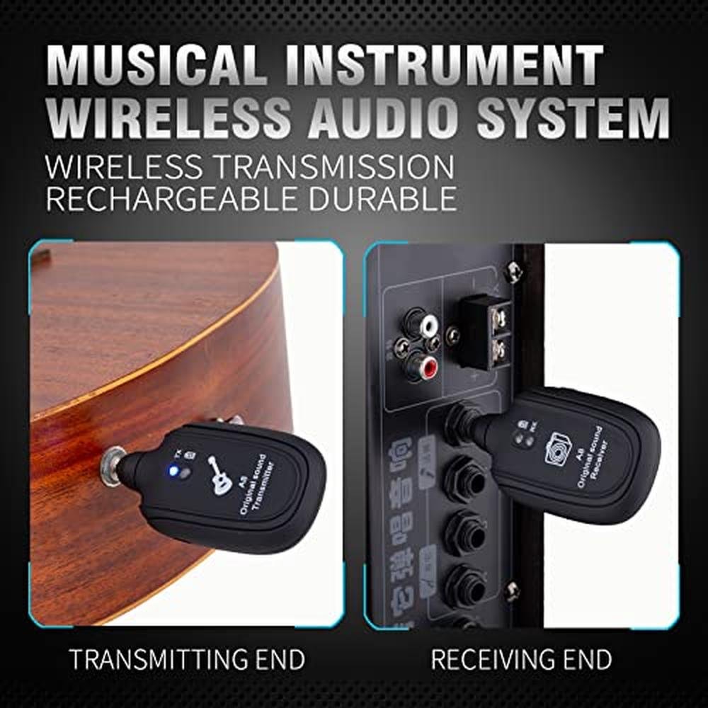 Guitar Bairutong: Bairutong Wireless Guitar System – Side View