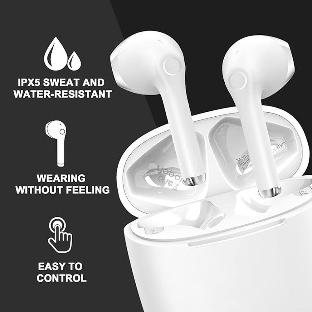 yobola Wireless Earbuds: Bluetooh Earbuds – In Use