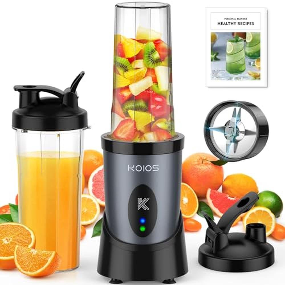 Blender Smoothies: KOIOS 900W Personal Blender – Front View