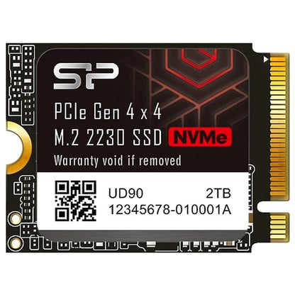 Silicon Power 2TB UD90 2230 NVMe 4.0 Gen4 PCIe M.2 SSD – Front View