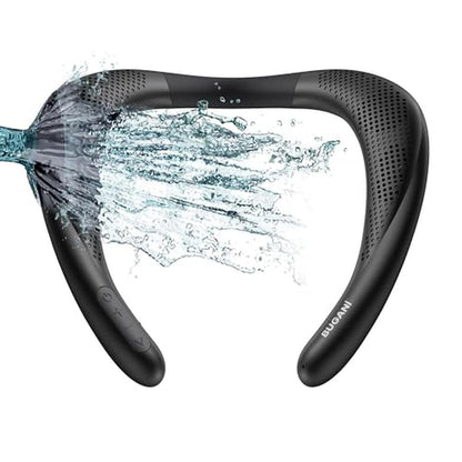 Speaker Neckband: BUGANI Wireless Neck Bluetooth Speaker – Front View