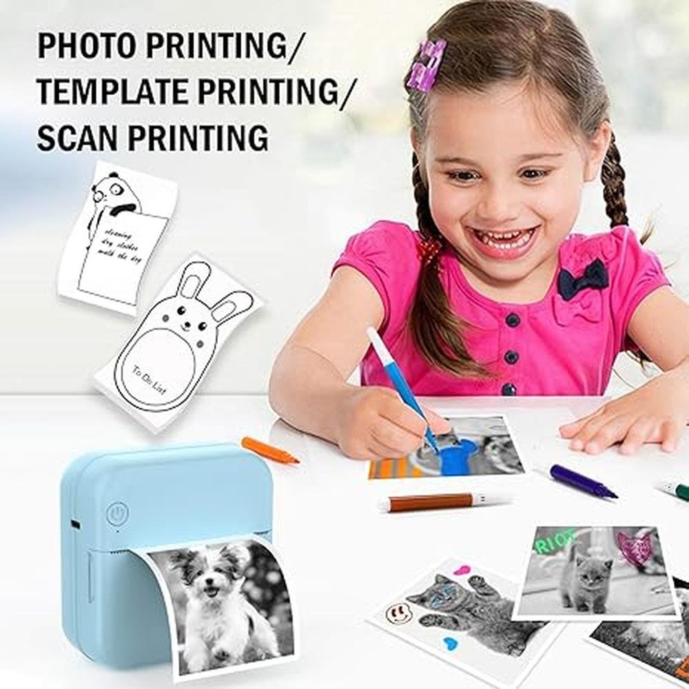 Thermal Printer: HUIJUTCHEN Portable Mini Sticker Printer – In Use