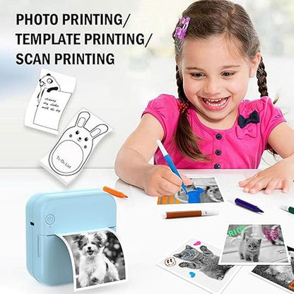 Thermal Printer: HUIJUTCHEN Portable Mini Sticker Printer – In Use