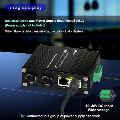Mini Industrial Gigabit Media Converter – Packaging