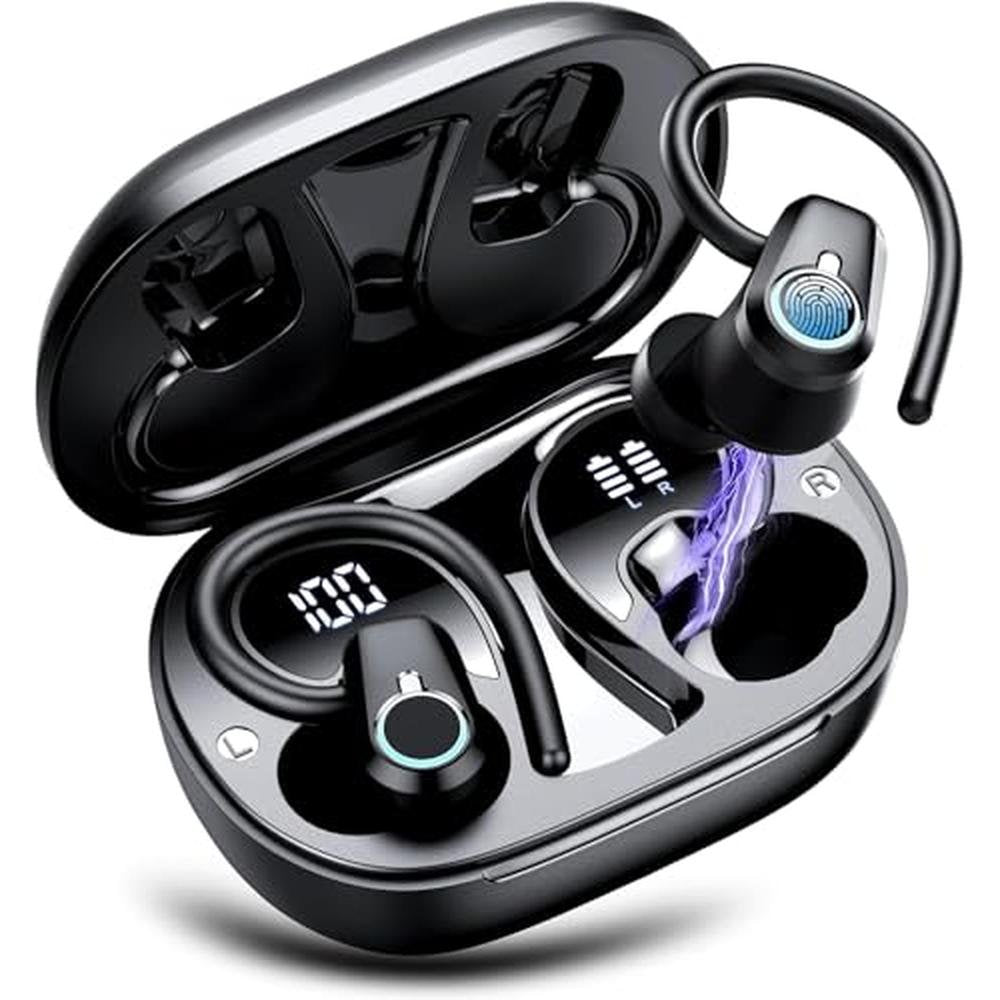 Wireless Earbuds Headphones: 2023 Bluetooth 5.3 Sport – Front View