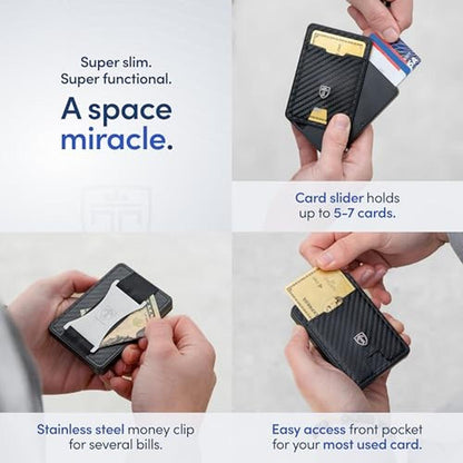 Travando Wallet: TRAVANDO Swype Slim Metal RFID Blocking – In Use