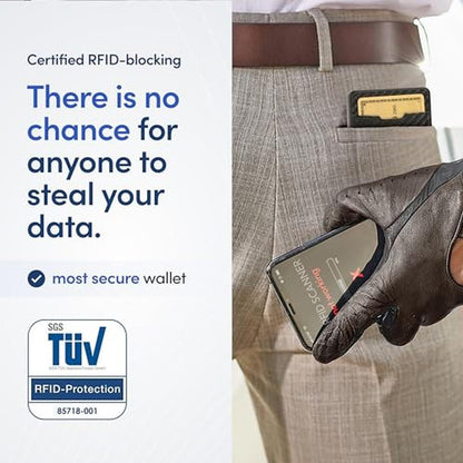 Travando Wallet: TRAVANDO Swype Slim Metal RFID Blocking – Packaging