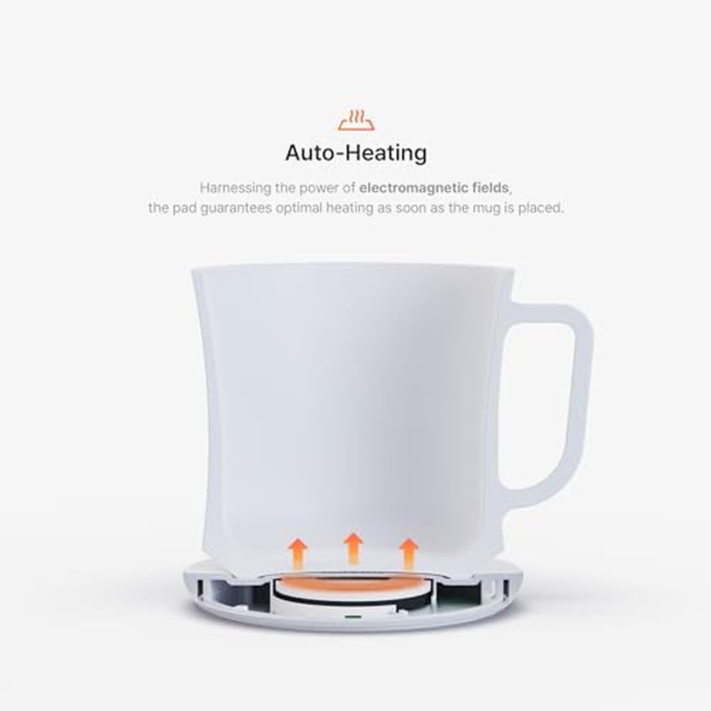 Mug Hurkins: Hurkins Smug Coffee Mug Warmer & Mug Set – Close-up Detail