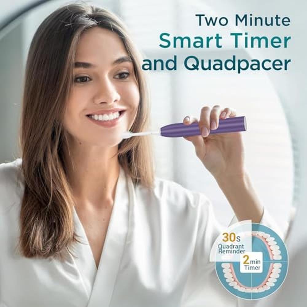 Sonic Oral Care Experience: Fronix Electric Toothbrush for – Side View