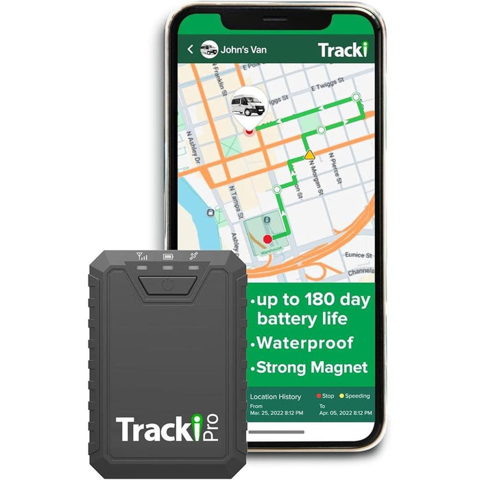 Tracker Tracki: Tracki Pro GPS Tracker for Vehicles USA – Front View