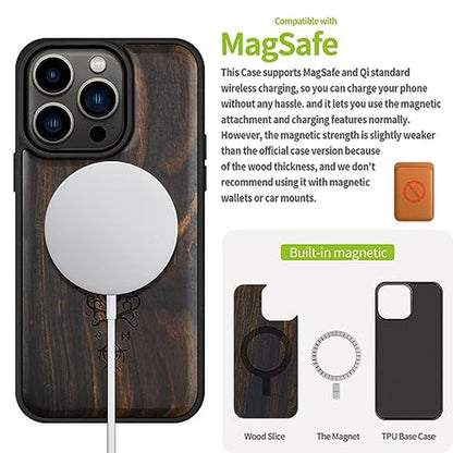Carveit Case: Carveit Magnetic Wooden Case for iPhone 15 Pro – Packaging