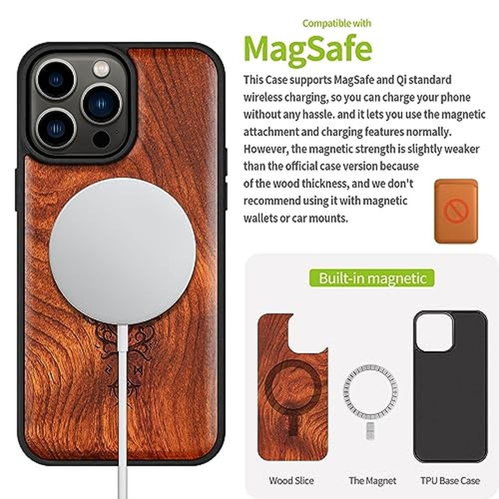 Carveit Case: Carveit Magnetic Wooden Case for iPhone 15 – Packaging