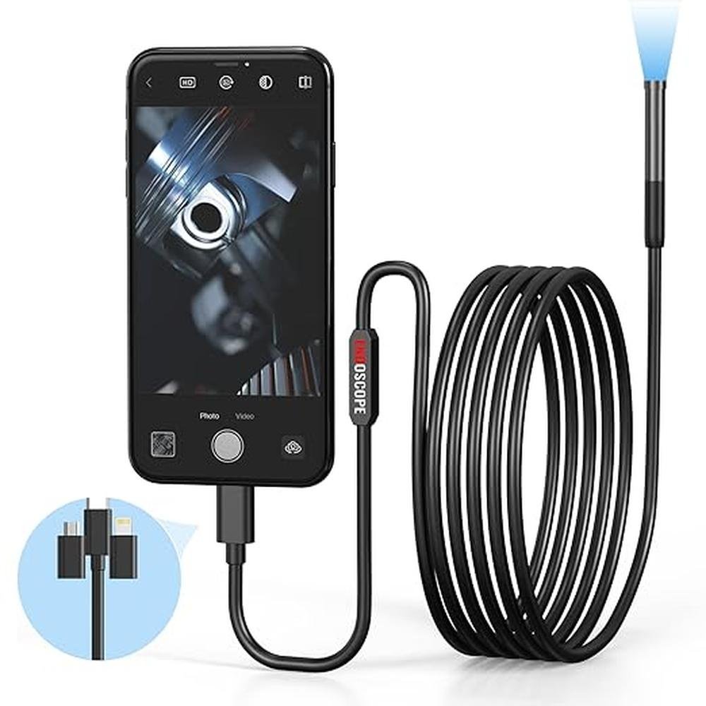 Camera Endoscope: Premium High-End Inspection Borescope – Front View