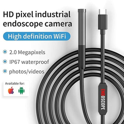 Camera Endoscope: Premium High-End Inspection Borescope – Side View