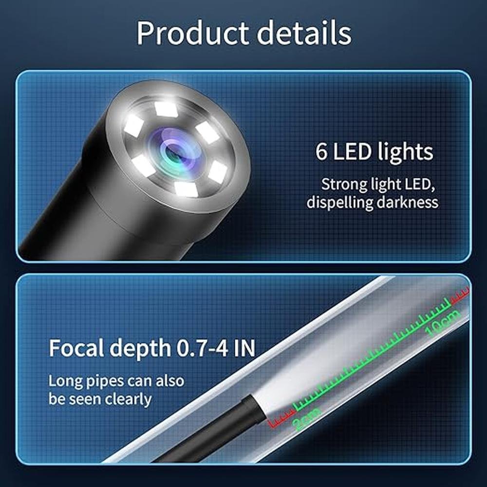 Camera Endoscope: Premium High-End Inspection Borescope – Close-up Detail