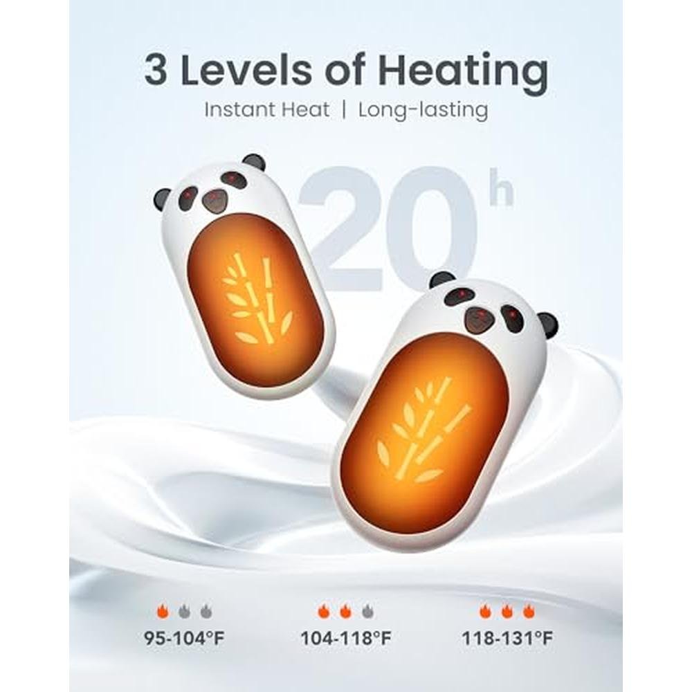 Hand Warmers: Rechargeable 2 Pack 6000mAh Electric Hand – Side View