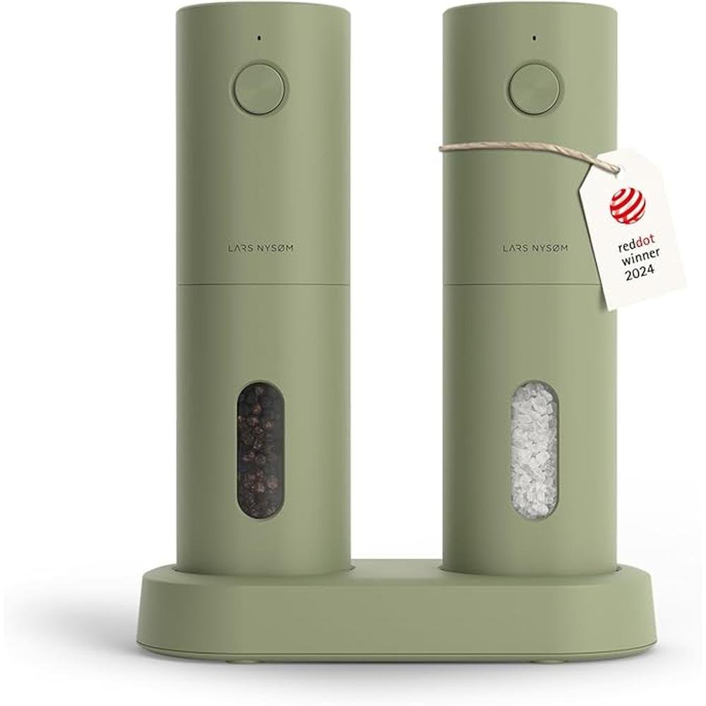 Electric Salt and Pepper Grinder Set – Front View