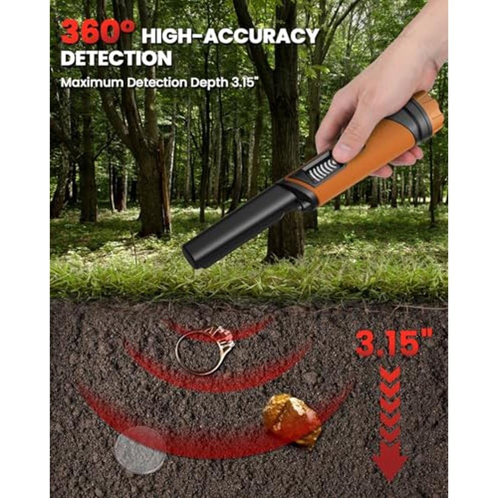 Tek Metal Detector Pinpointer – Side View