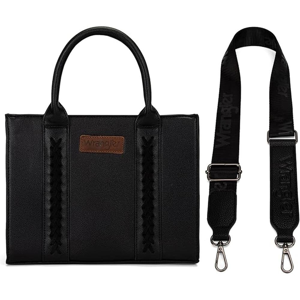Wrangler Medium Tote Bag for Women Designer Satchel – In Use