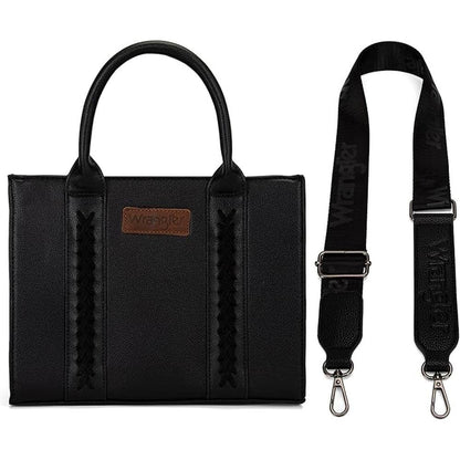Wrangler Medium Tote Bag for Women Designer Satchel – In Use