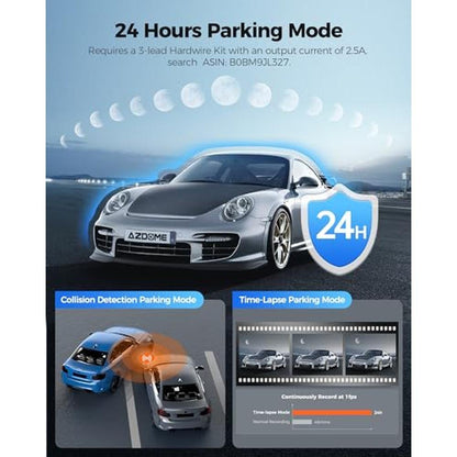 1080p AZDOME: AZDOME 5K 3 Channel Dash Cam M580 – Packaging