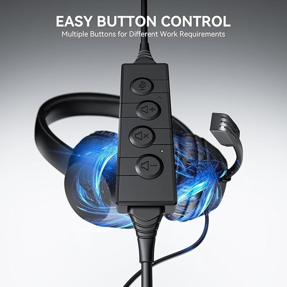 LEVN Headset with Mic: USB Headset with Microphone for PC – Packaging