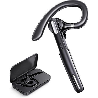 Bluetooth Headset: Wireless Bluetooth Earpiece V5.0 – Front View