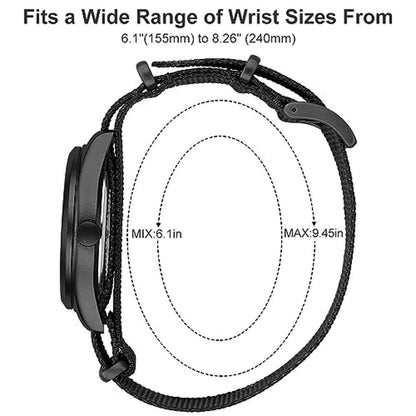 Golden Hour: GOLDEN HOUR Men's Nylon Slip-Thru Strap Watch – In Use