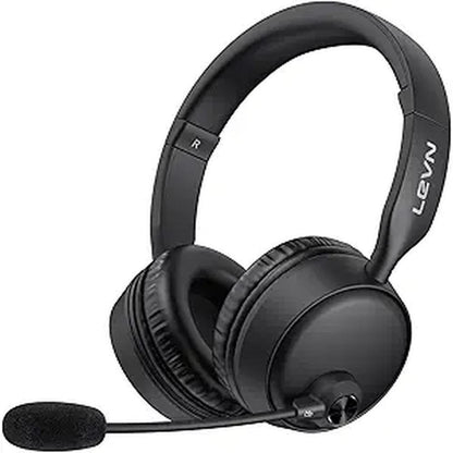 LEVN Bluetooth Headset with Microphone – Front View