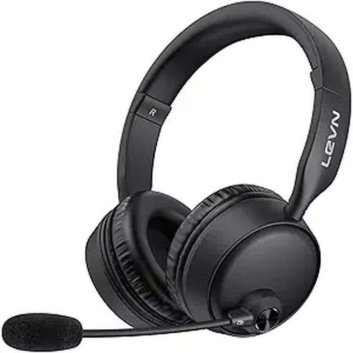 LEVN Bluetooth Headset with Microphone – Front View