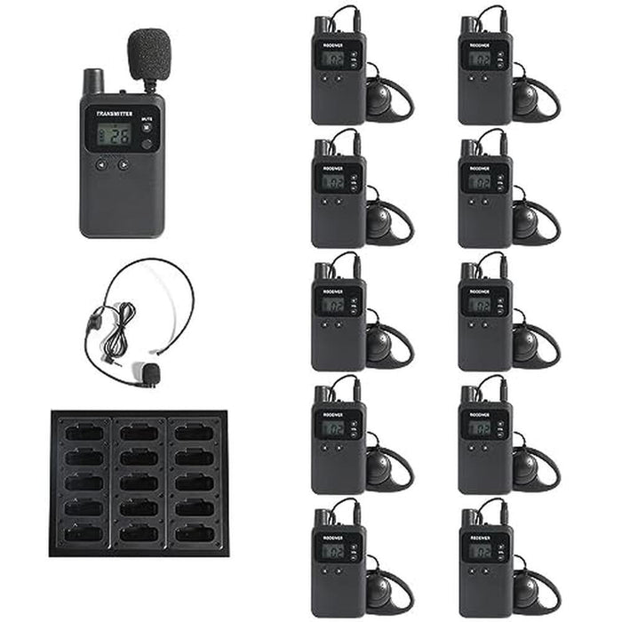 Tour Guide: AGJ Wireless Tour Guide System 1 Transmitter 10 – Front View