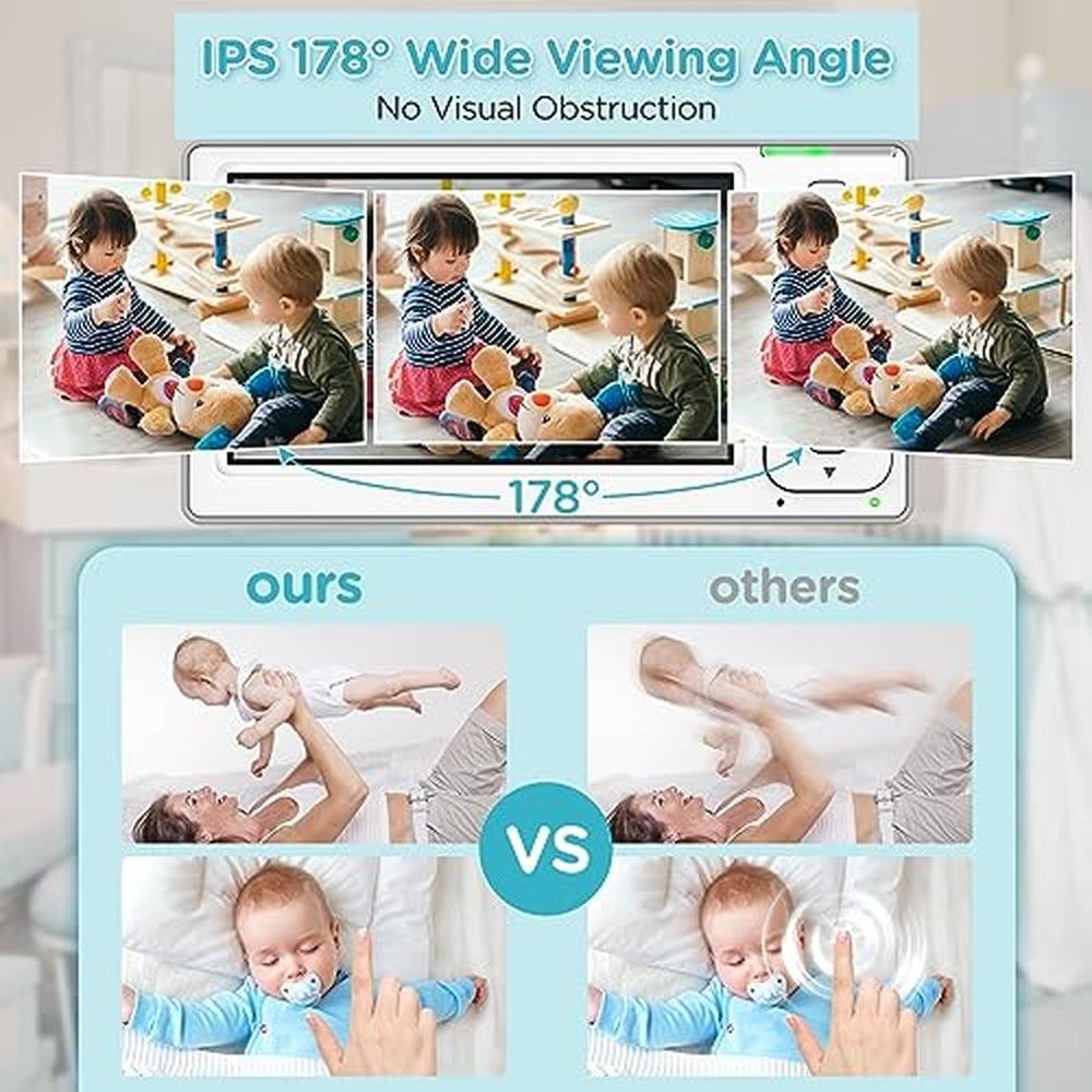 Monitor Baby: Blemil Baby Monitor with 2 Cameras and Audio – In Use