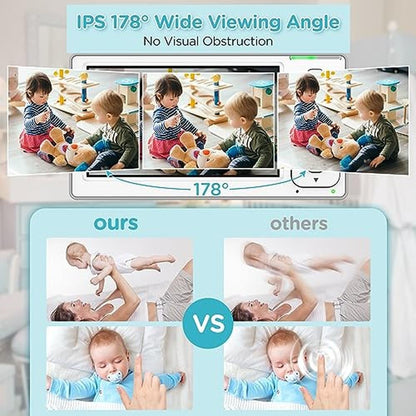 Monitor Baby: Blemil Baby Monitor with 2 Cameras and Audio – In Use