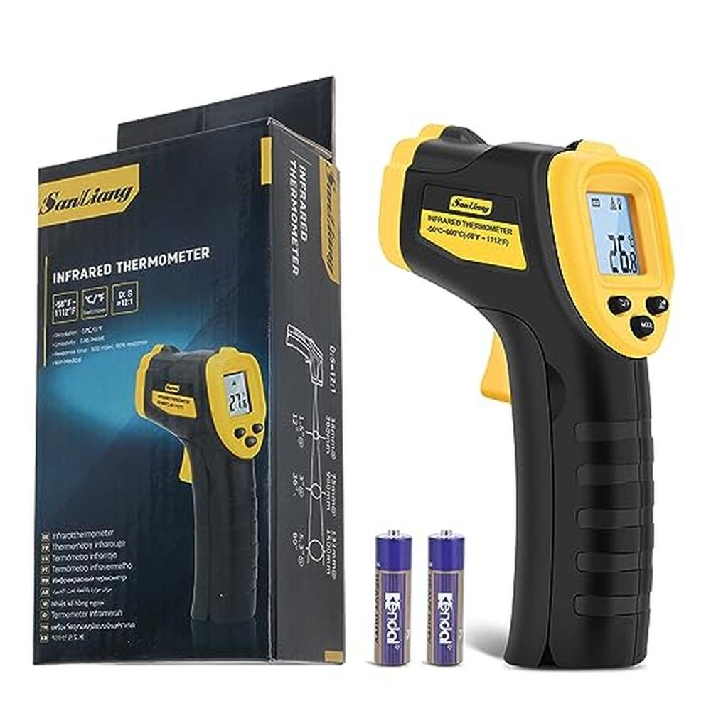 Gun Thermometer: Sanliang Infrared Thermometer Laser – Front View