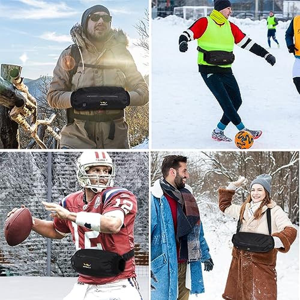 Heated Hand Warmer Pouch: Electric Hand Warmer with – Side View