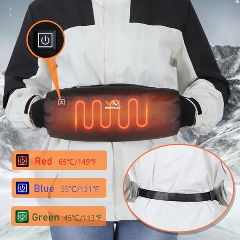 Heated Hand Warmer Pouch: Electric Hand Warmer with – Close-up Detail