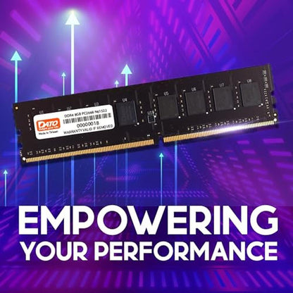 DATO DDR4 RAM 8GB 3200MHz: Premium High-Performance Desktop – Side View