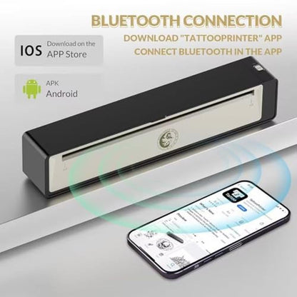 Tattoo Printer: Wormhole Wireless Bluetooth Tattoo Stencil – Side View