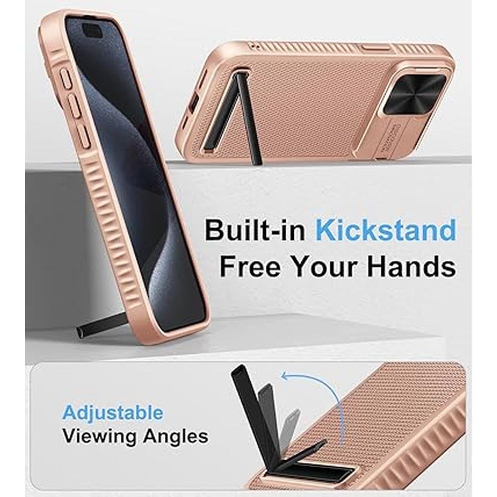 Case iPhone 15 Pro Max: BXYJY Military-Grade Drop – In Use