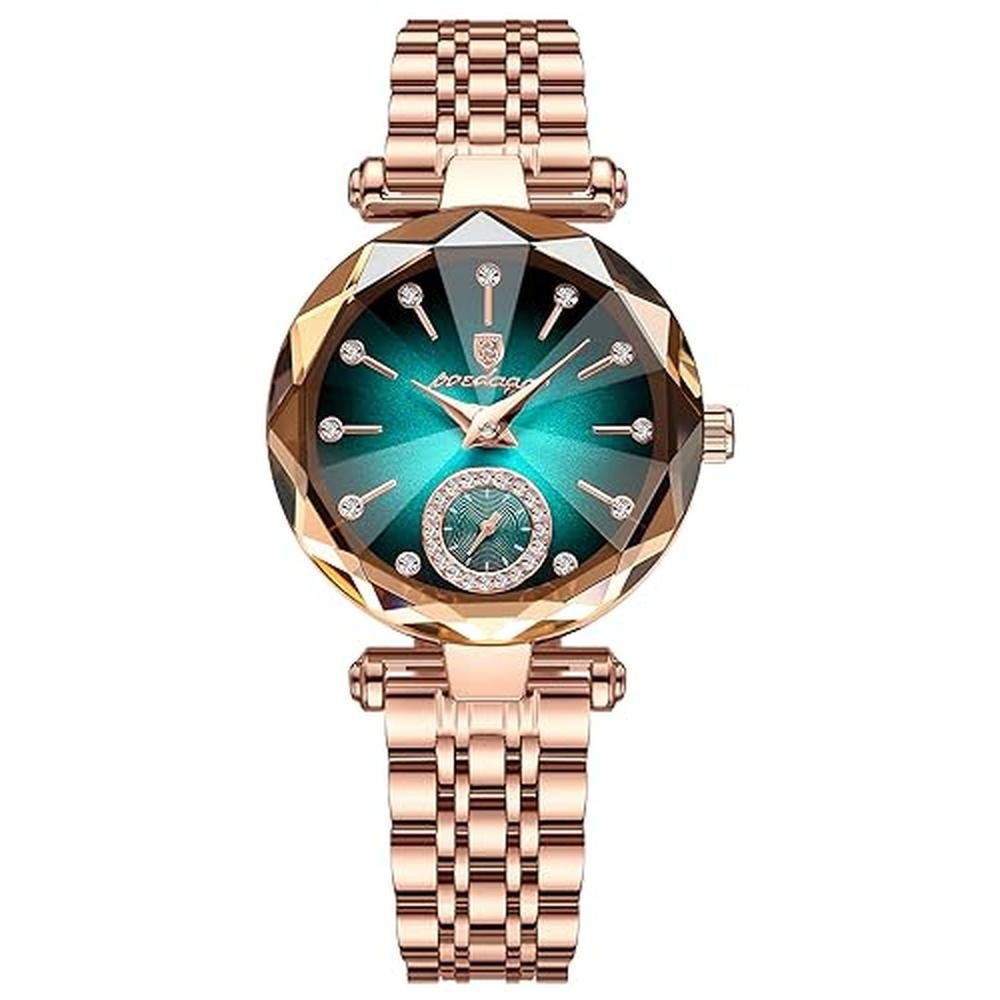 Women Watch: Gosasa Luxury Women's Watch Diamond Dial – Front View
