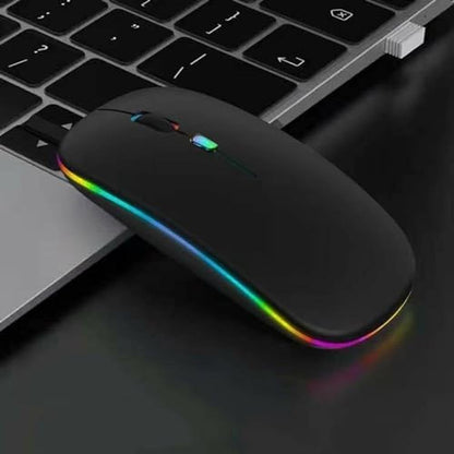 Premium Wireless Bluetooth Mouse – Side View