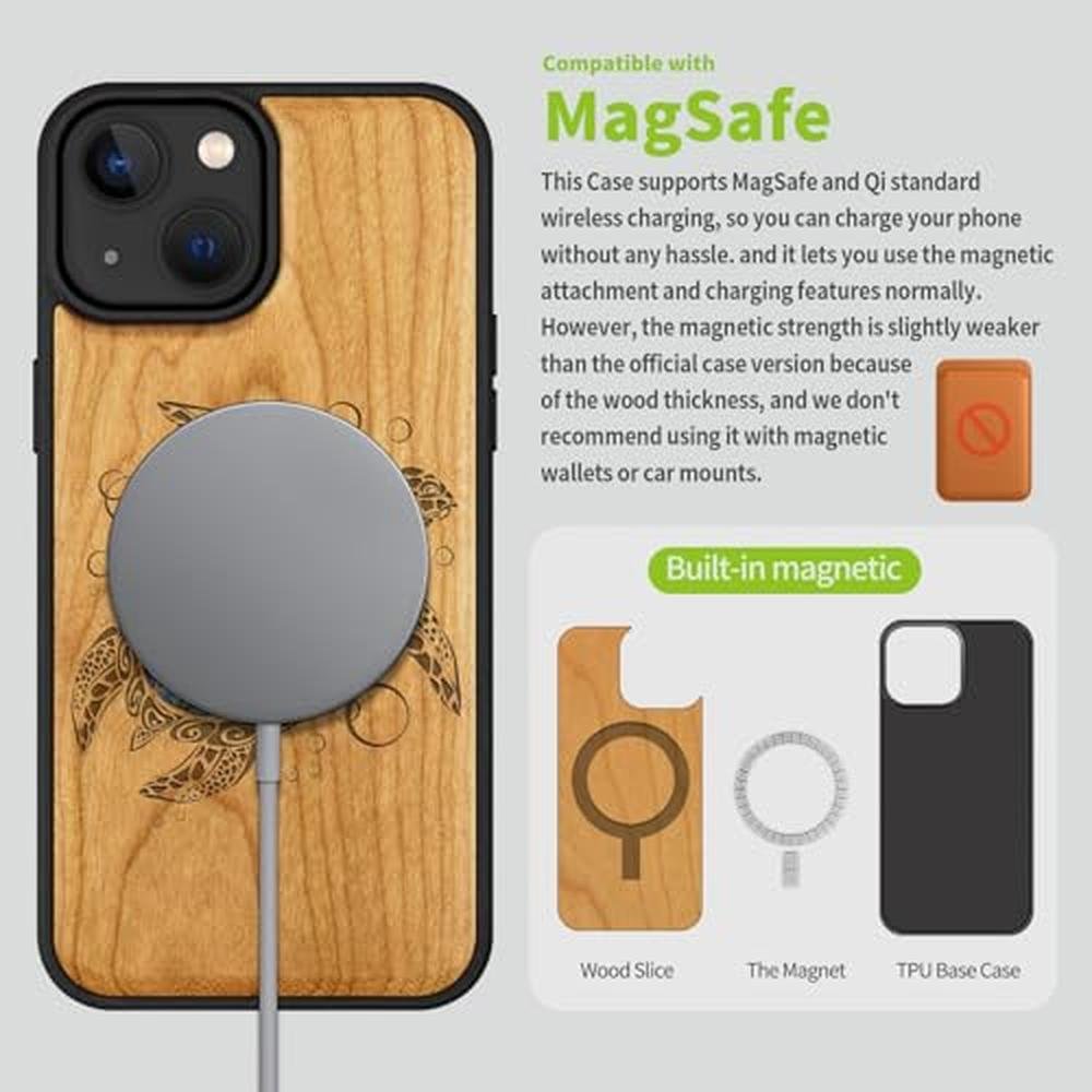 Carveit Case: Carveit Wooden iPhone 15 Magnetic Case – Packaging
