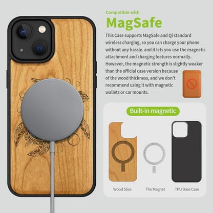 Carveit Case: Carveit Wooden iPhone 15 Magnetic Case – Packaging