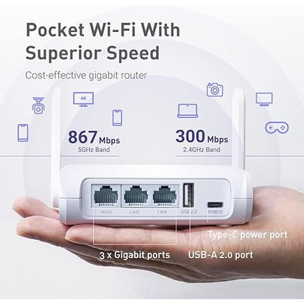 inet travel: GL.iNet GL-SFT1200 Opal Secure Travel WiFi – In Use
