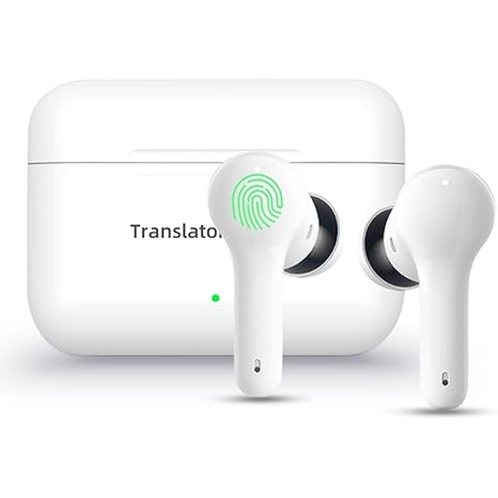 Translator: M6 Translator Earbuds Language Translator Device – Front View