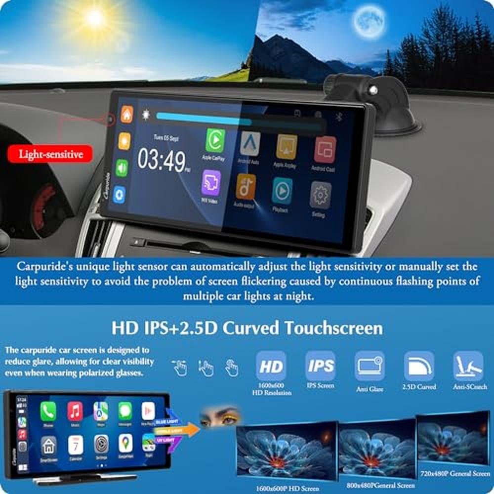 Car 2025: Carpuride W903 Wireless Carplay & Android Auto – Packaging